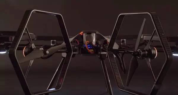 这款概念无人机可以玩特技，能在空中随意转向